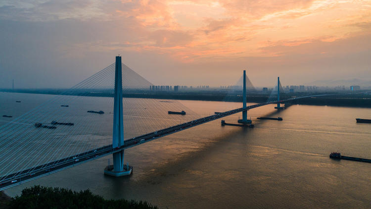 南京江心洲長(zhǎng)江大橋